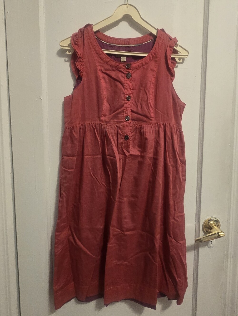Burberry Brit Red Cotton Dress